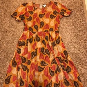 Lularoe Amelia L dress neutral colors